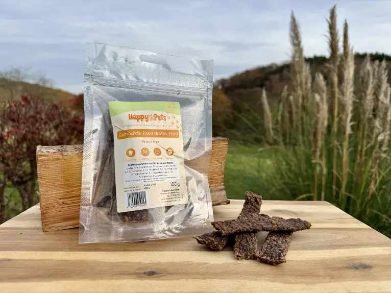 Getrocknete Fleischstreifen Pferd, 100 g