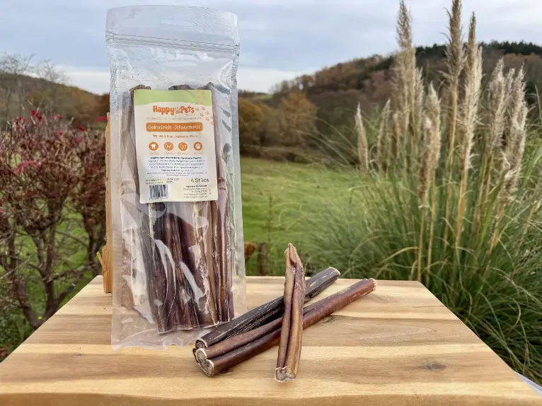 Getrocknete Ochsenziemer, 4 Stück ca. 25 cm