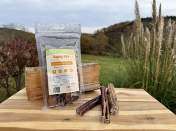 Getrocknete Ochsenziemer, 4 Stück ca. 15 cm